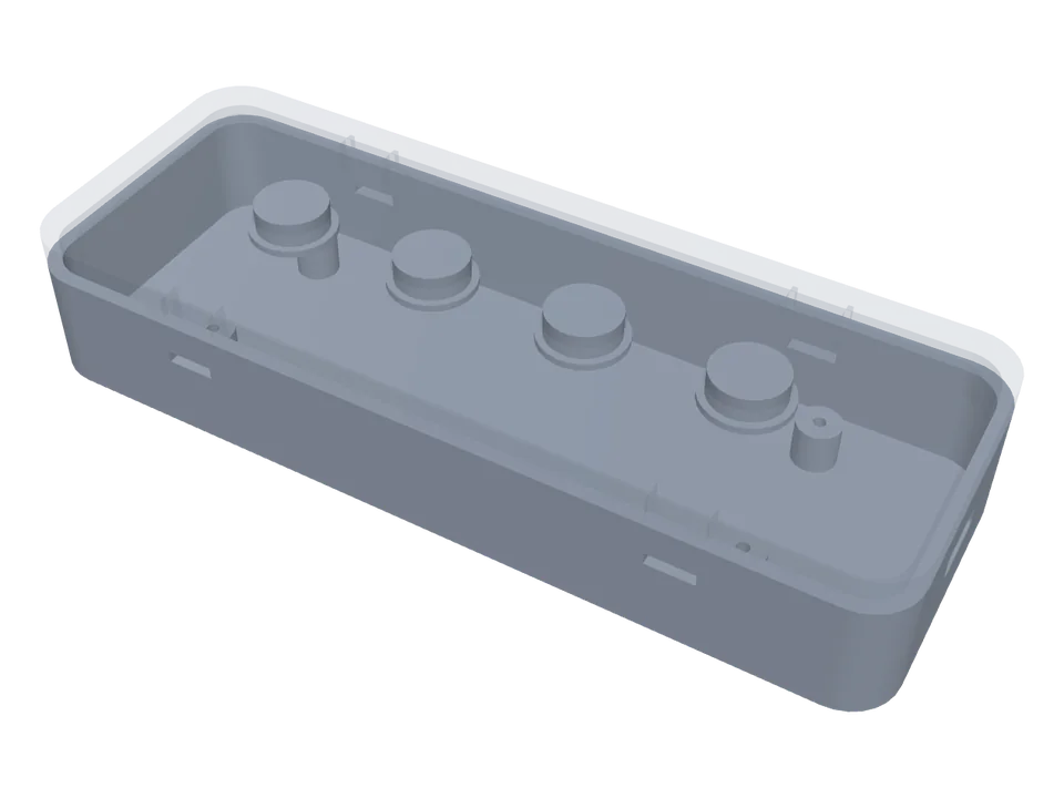 Snap-fit remote enclosure